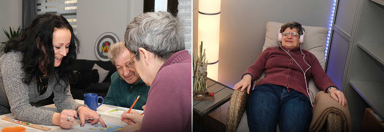 Tagesstrukturierende Angebote für unsere Senioren - Malen und Rätsel